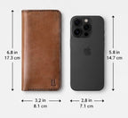 LeatherLand Long Slim Wallet