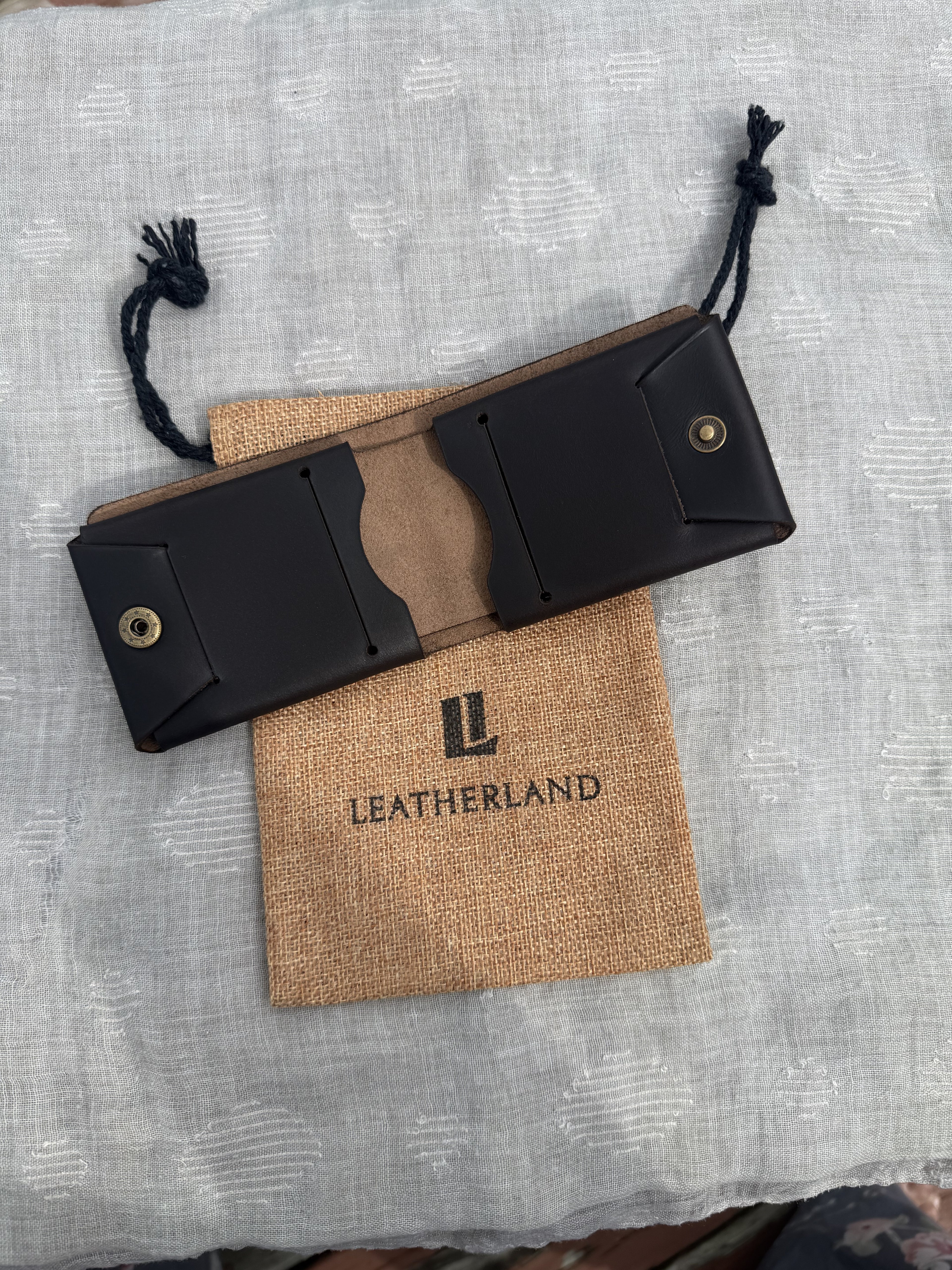 LeatherLand Unstitched Bi-Fold Wallet