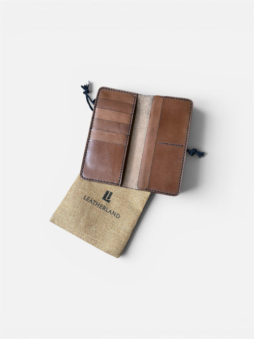 LeatherLand Long Slim Wallet