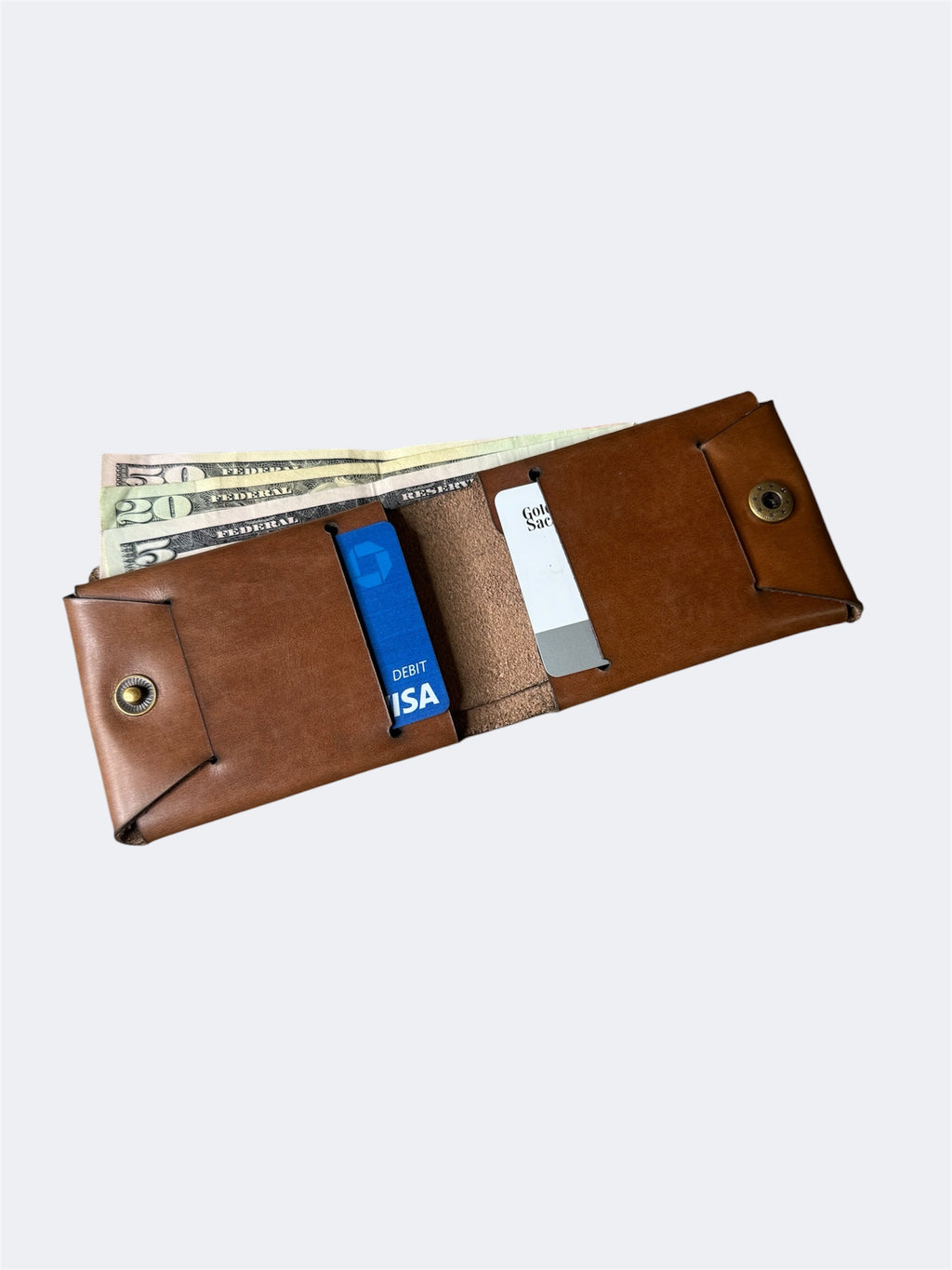LeatherLand Unstitched Bi-Fold Wallet