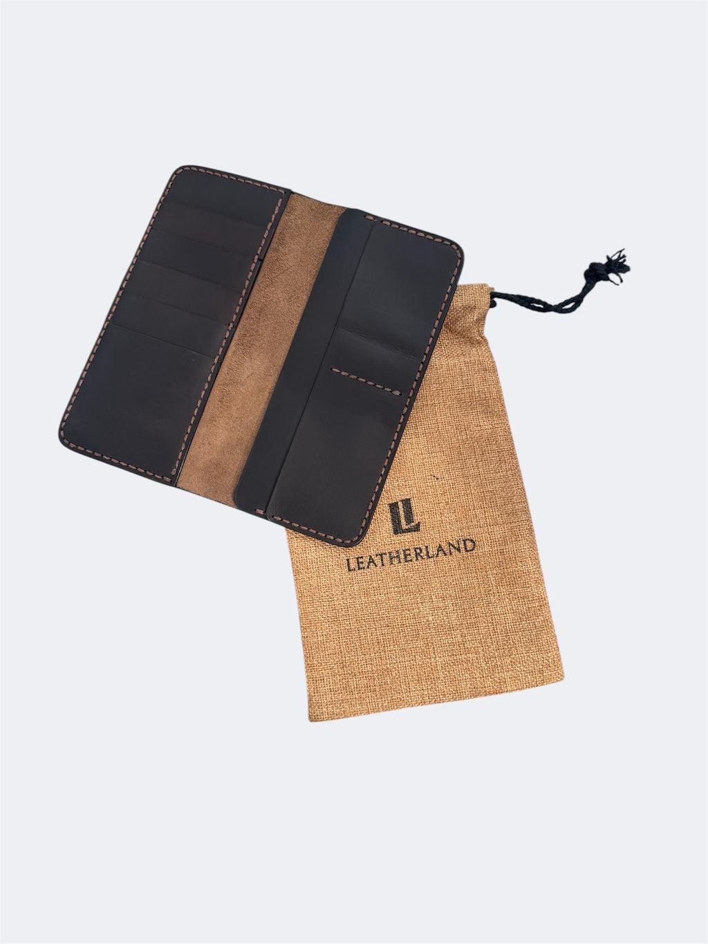 LeatherLand Long Slim Wallet